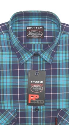 Рубашка мужская хлопок 100 % SH671-3 BROSTEM - фото 11251