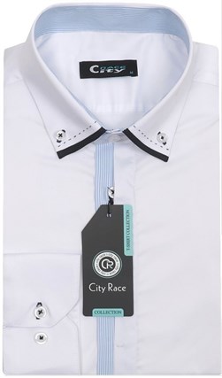 Мужская рубашка BROSTEM CITY RACE 712C-1 приталенная - фото 11973