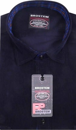 Вельветовая мужская рубашка Brostem V3 Z хлопок 100 % - фото 12140