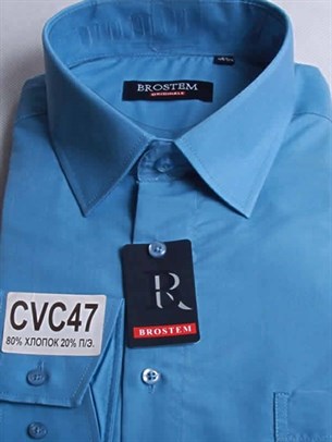Мужская рубашка с коротким рукавом BROSTEM CVC47s - фото 12363
