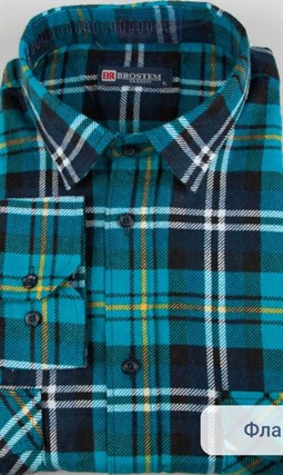 Фланелевая рубашка 100% хлопок BROSTEM F11320-4 - фото 16062