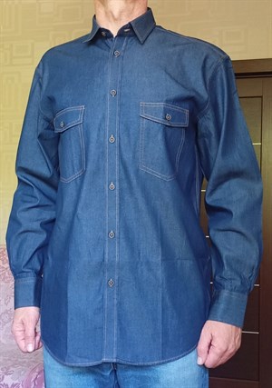 Мужская рубашка джинсовая BROSTEM LAN-1-j-Bros - фото 20414