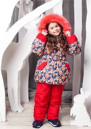 Зимний костюм для девочки Oldos "Адель" 1548