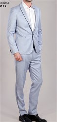 Костюм из поливискозы Slim Fit 27-8135 голубой Костюм из поливискозы Slim Fit 27-8135 голубой