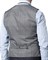Жилет мужской 8578 col.2 серый в клетку 4552